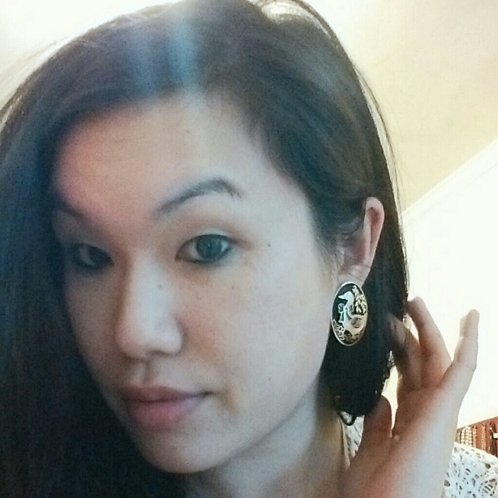 Cloisonne Geese Earrings - Picture 4 of 6